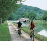 Cycling barge cruise in Burgundy France