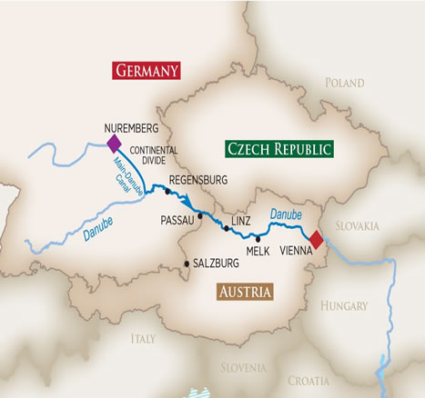 Legendary Danube Itinerary