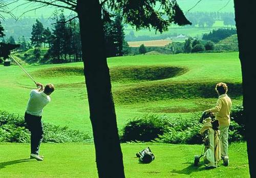 Golfing in Scotland
