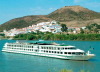 Belle deCadix cruising the Rivers of Spain