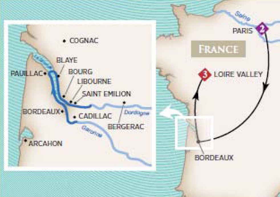 Seine River Cruise Map