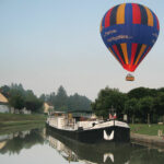 Ballooning from the Meanderer barge