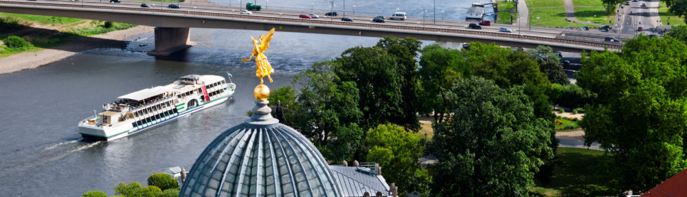 Elbe River in Dresden