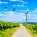 Cable car ride thru the Rudesheim Vineyards